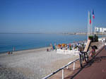 Вид на пляж Ниццы