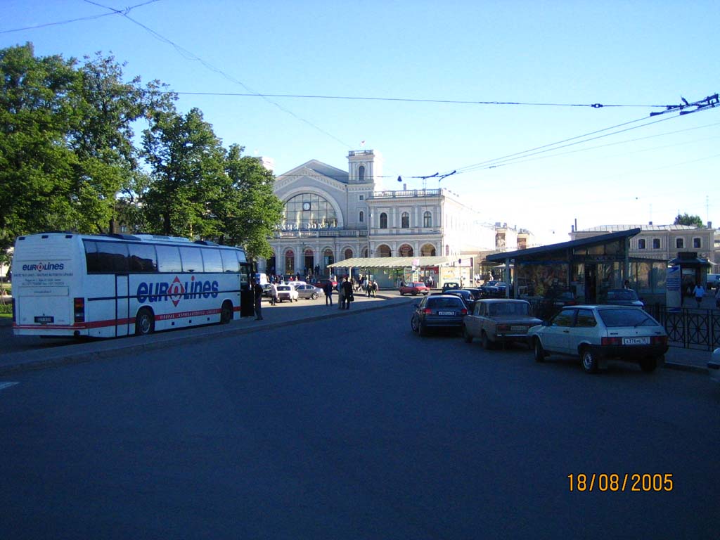 Baltiysky railway station in St. Petersburg