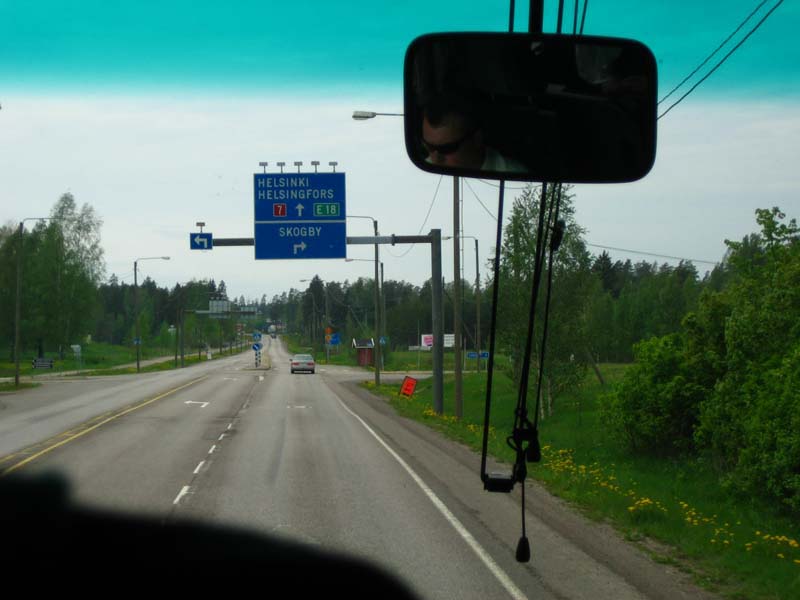 Первый перекрёсток в Финляндии